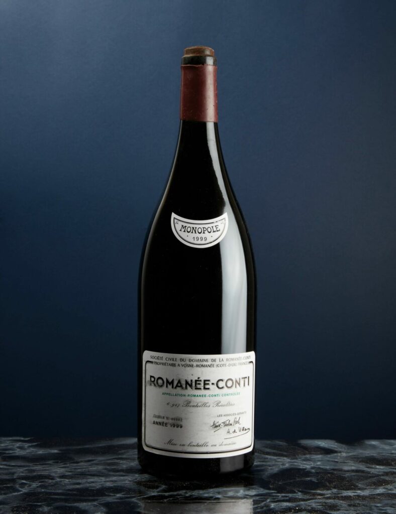 vin le plus cher du monde : romanée conti