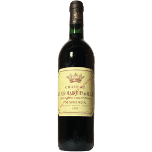 Acheter Margaux Bel Air Marquis d’Aligre 1995 Bordeaux et enrichir votre cave à vin