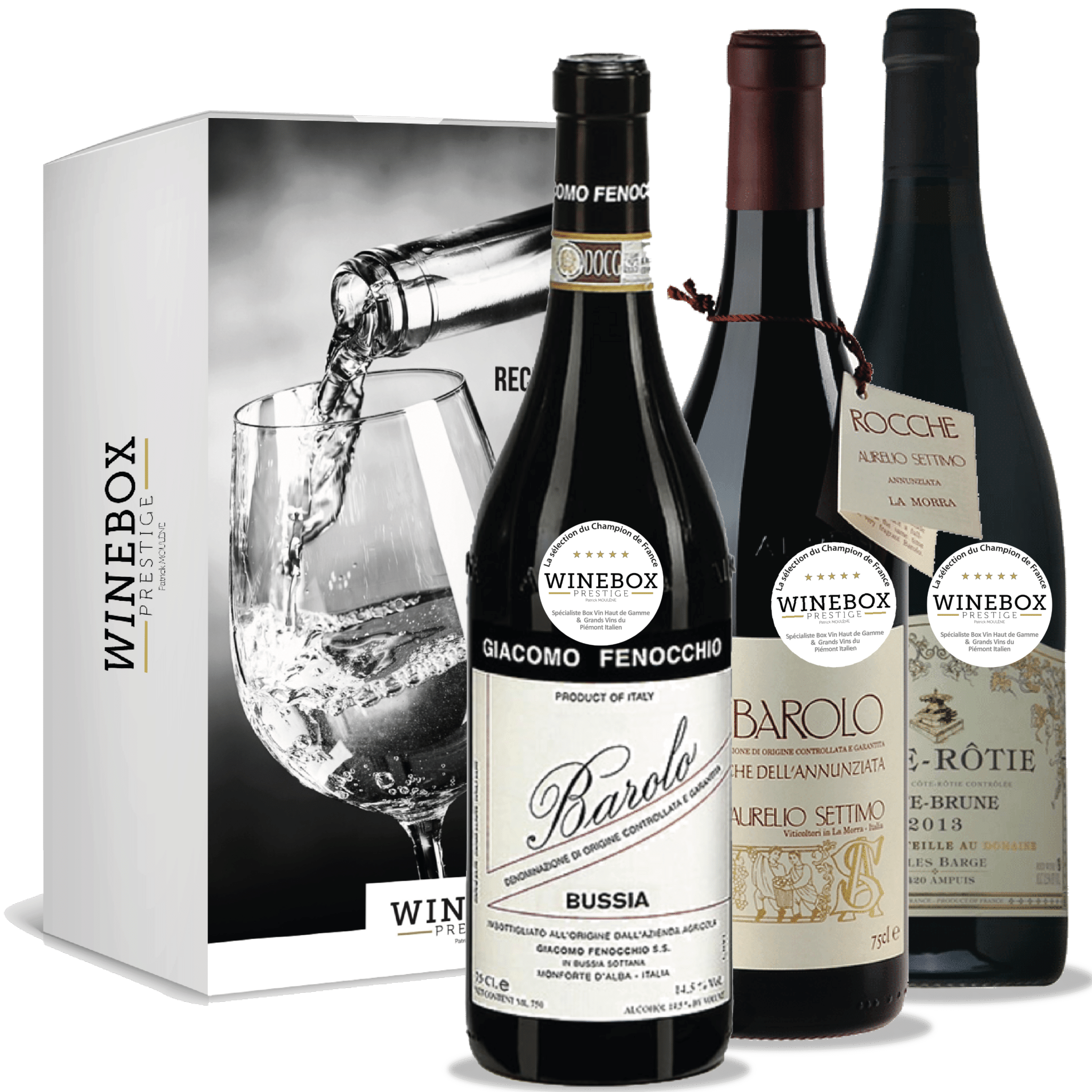 Coffret Cadeau de Grands Vins Français au verre - Achat / Vente 