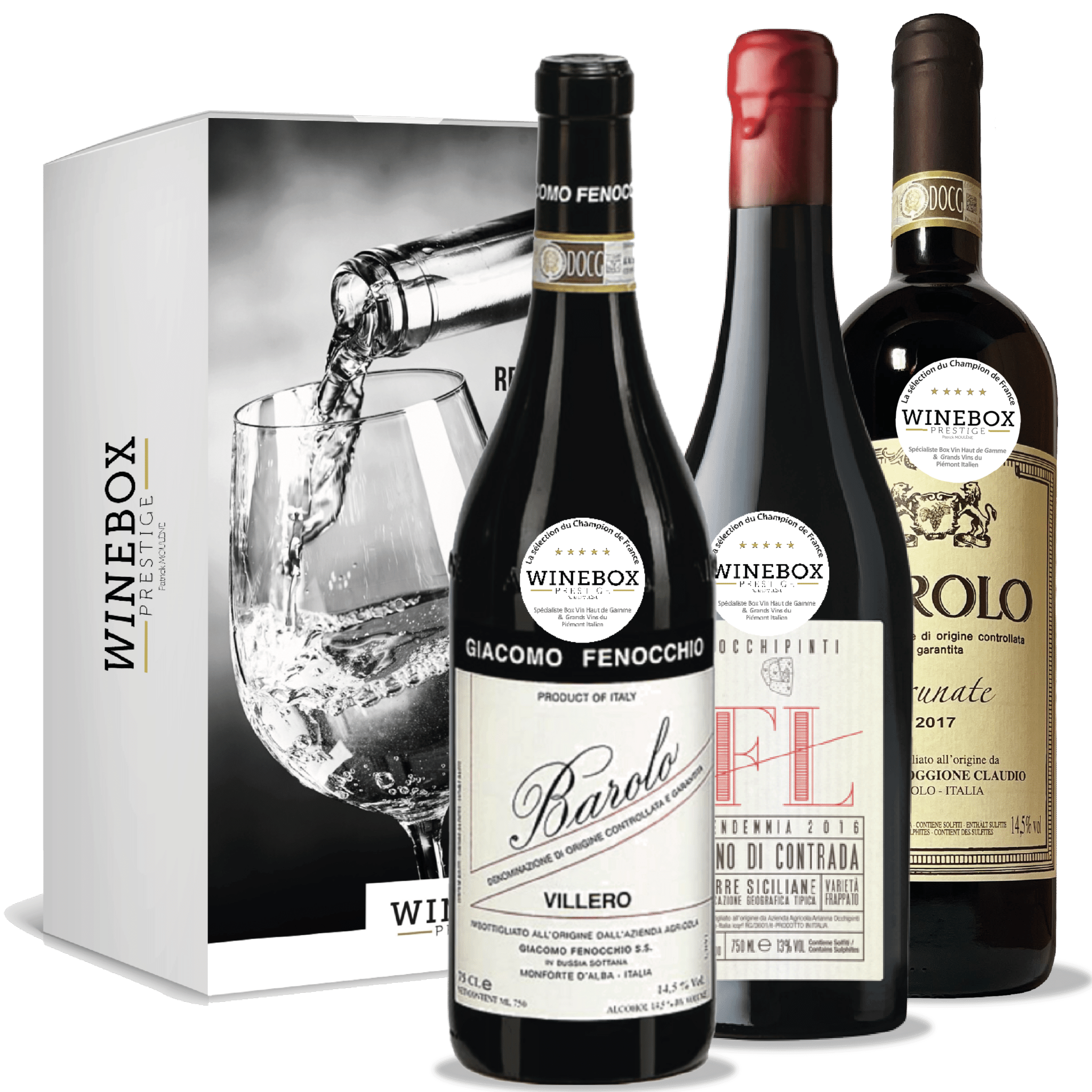 Box cadeau vin italien