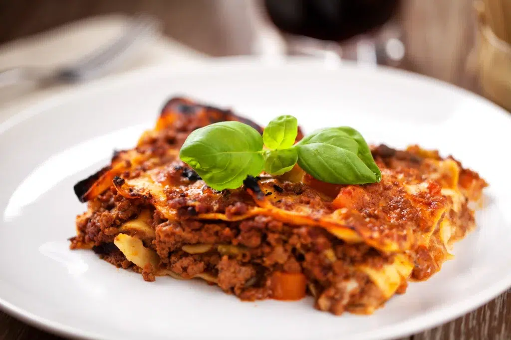 lasagnes pour éviter la junk food